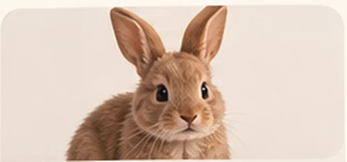 Ilustración del conejo disponible en Nido